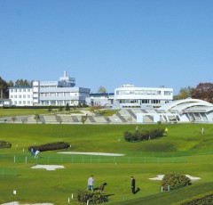 長沼温泉の温泉施設の外観