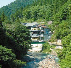 龍神温泉の全景