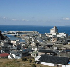 天草下田温泉の全景