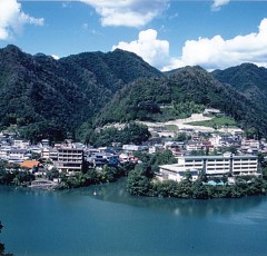 十津川温泉の全景