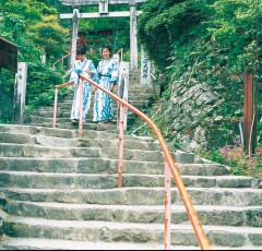 湯の山温泉の温泉街