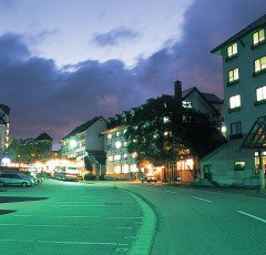 田沢湖高原温泉郷夕景