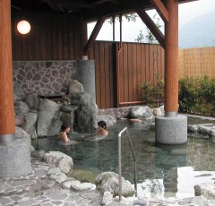 「しらみずの湯」露天風呂