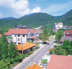 雲仙温泉の温泉街