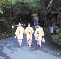 黒川温泉の街並み