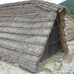 別府明礬温泉の湯の花小屋